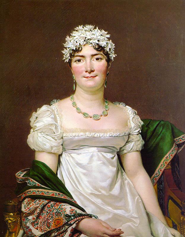 Jacques-Louis  David Portrait of Countess Daru Sweden oil painting art